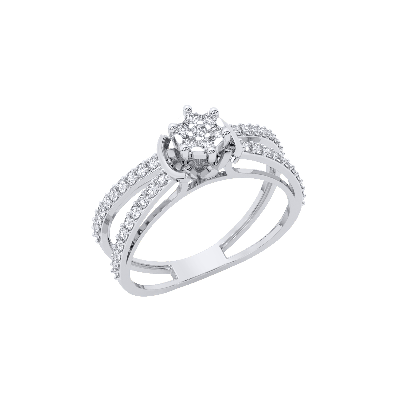 Molly Round Diamond Engagement Ring